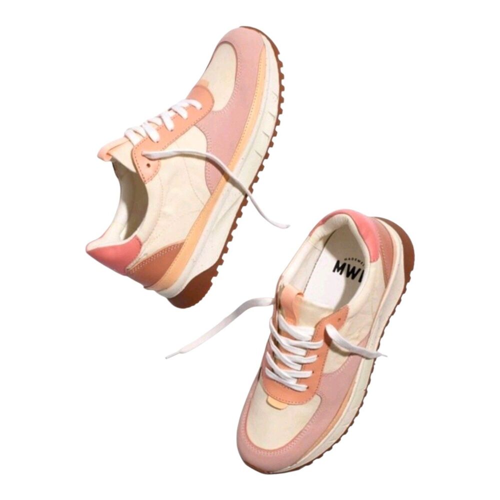 NWOB Madewell Kickoff Trainer Old School Sneaker in Canvas Leather & Suede SZ 7